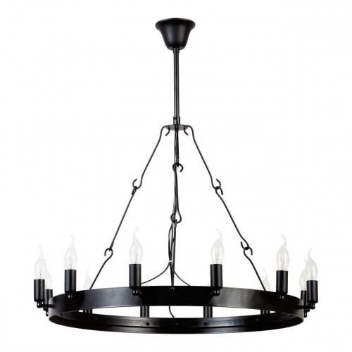дизайнерская подвесная люстра britop bellona 9801204 черная в Нижневартовске
