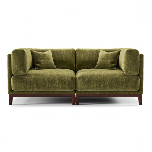 диван case прямой зеленый в Нижневартовске