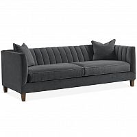 диван penelope sofa прямой серый в Нижневартовске