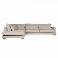 диван malte трехместный угловой с правым модулем светло-серый в Нижневартовске