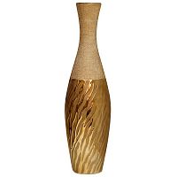 ваза керамическая золотая 15,6х15,6х59 в Нижневартовске