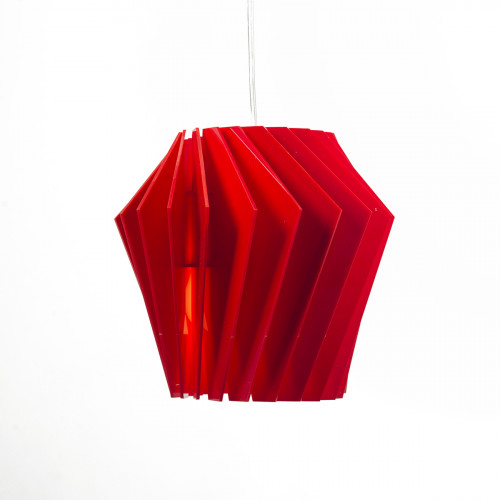 подвесной светильник турболампа средний красный в Нижневартовске
