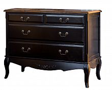 комод belveder c четырьмя ящиками черный в Нижневартовске