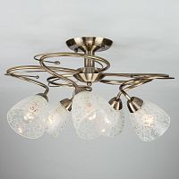 потолочная люстра eurosvet natalie 30130/5 античная бронза в Нижневартовске