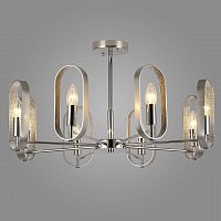 потолочная люстра eurosvet maglia 60077/8 хром в Нижневартовске