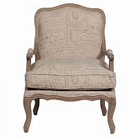 кресло louisa бежевое в Нижневартовске