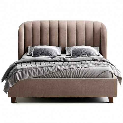 кровать двуспальная 180х200 бежево-розовая tulip в Нижневартовске