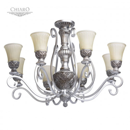 потолочная люстра chiaro версаче 254010908 белая в Нижневартовске