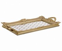 поднос с геометрическим узором золотого цвета в Нижневартовске