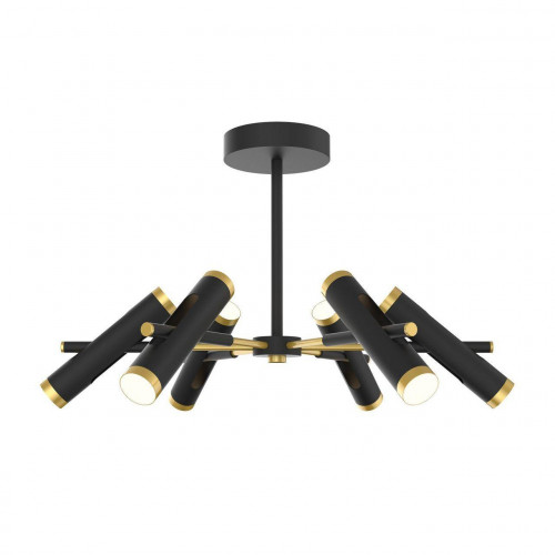 потолочная светодиодная люстра favourite duplex 2324-12u черная в Нижневартовске