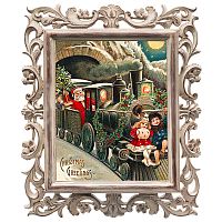 картина «с новым годом!» в раме «соланж», версия 3 в Нижневартовске