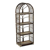 этажерка look-1 темно-коричневая 160*35 в Нижневартовске