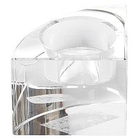 подсвечник хрустальный треугольный one, 5 см в Нижневартовске