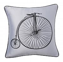 подушка с ретро-велосипедом retro bicycle grey в Нижневартовске