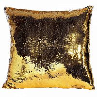подушка квадратная пайетки золото-серебро в Нижневартовске