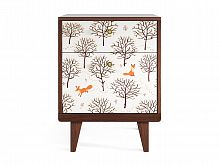 прикроватная тумба thimon дуб с принтом деревья в Нижневартовске