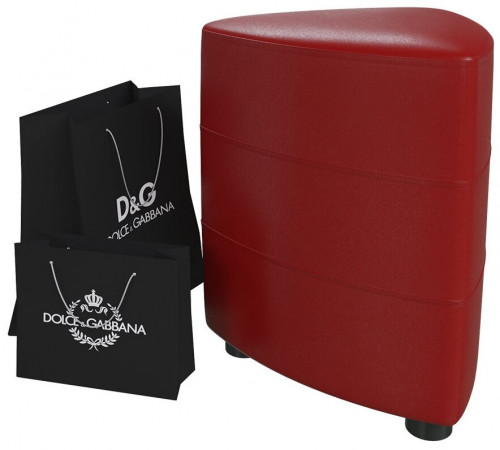 банкетка 6-5117 норд, красная искусственная кожа в Нижневартовске