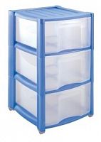 комод бытпласт амадео 3 ящика (4312428) в Нижневартовске