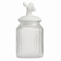 декоративная банка с крышкой deer средняя в Нижневартовске