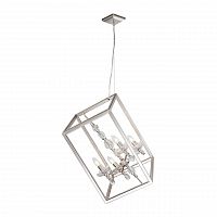 подвесная люстра lucia tucci inessa 3850.4 silver в Нижневартовске