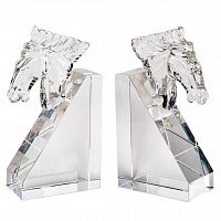 держатель для книг хрустальный 2 шт. 11,5x6x21,5 см в Нижневартовске