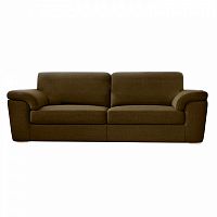 диван arabesk раскладной прямой коричневый в Нижневартовске