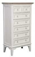 комод высокий либерти с состариванием белый в Нижневартовске