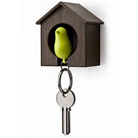 держатель+брелок для ключей sparrow коричневый-зеленый в Нижневартовске