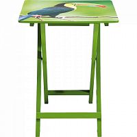 столик приставной складной tukan зеленый в Нижневартовске