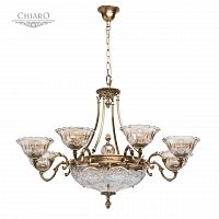 подвесная люстра chiaro паула 411011212 бронза в Нижневартовске
