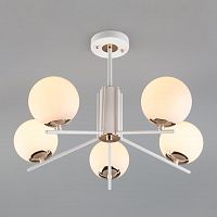 потолочная люстра eurosvet lucas 70092/5 белая в Нижневартовске