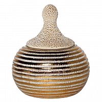 шкатулка керамика золотая 19х19х20,5 в Нижневартовске