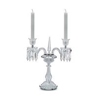 канделябр хрустальный на 2 свечи baccarat 2 от delight collection, 60 см в Нижневартовске