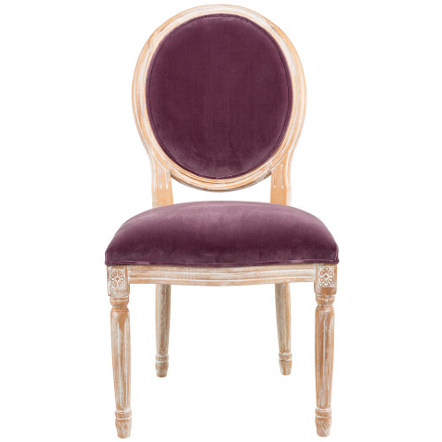 стул «луи / пудровый фиолетовый» (бархат, белый жемчуг) в Нижневартовске