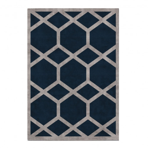 ковер ahston blue 240x340 синий в Нижневартовске