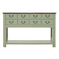 консоль olivia восемь ящиков оливковая в Нижневартовске