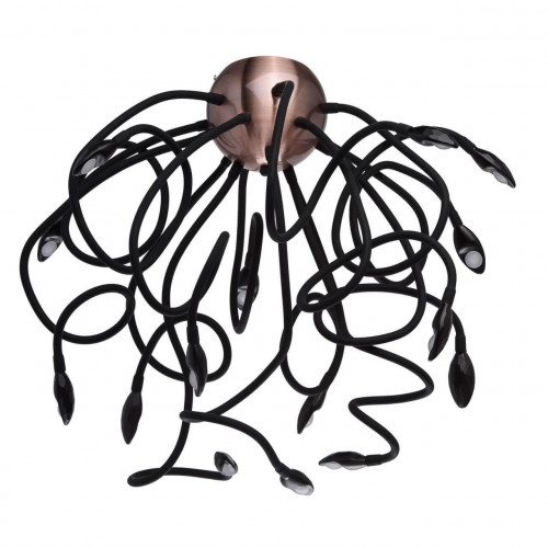 потолочная светодиодная люстра de markt зиген 646011015 черная в Нижневартовске