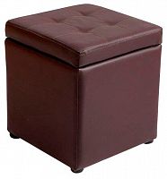 пуф шарм-дизайн евро с ящиком экокожа перламутр в Нижневартовске