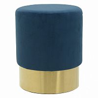 пуф pudra blue синий с золотым в Нижневартовске