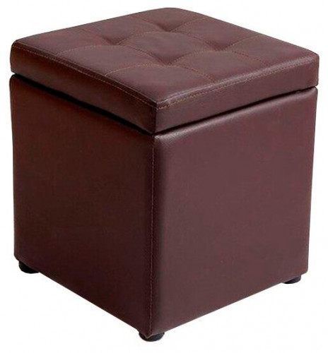 пуф шарм-дизайн евро с ящиком экокожа перламутр в Нижневартовске