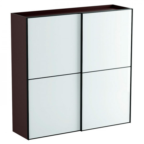 шкаф nero с 2 ящиками коричневый в Нижневартовске