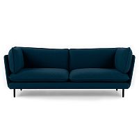 диван wes трехместный прямой синий в Нижневартовске