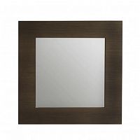 зеркало большое деревянное квадратное темно-коричневое 110х110 см starr в Нижневартовске