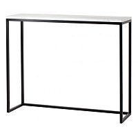 консоль с мраморной столешницей, черная в Нижневартовске