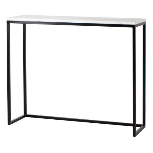 консоль с мраморной столешницей, черная в Нижневартовске