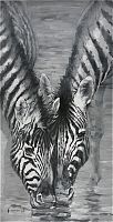 картина маслом две зебры в Нижневартовске