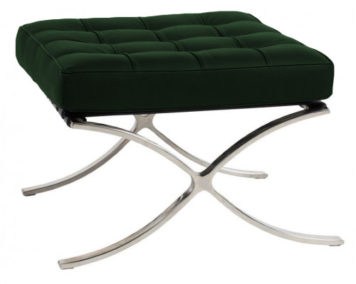 оттоманка barcelona кожа класса премиум зеленая в Нижневартовске