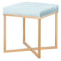 пуф голубой на золотом основании в Нижневартовске