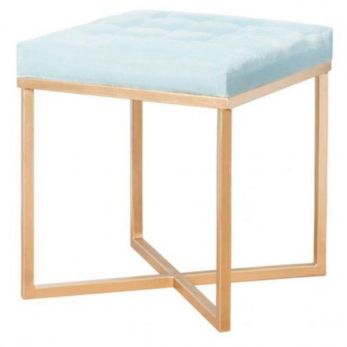 пуф голубой на золотом основании в Нижневартовске