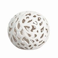 шар декоративный белый средний в Нижневартовске